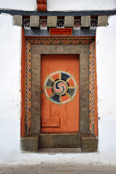 Door to the Dyt Hall, Paro Dzong