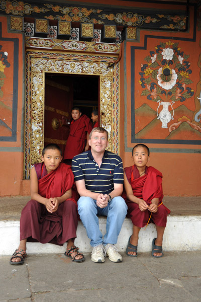Me and Monks, Paro Dzong