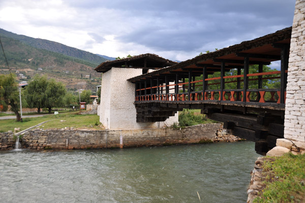Cantilevered Bridge, Paro Dzong