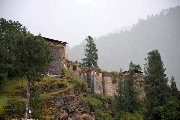 Ruins of Drukgyel Dzong, a bit beyond the Tiger's Nest