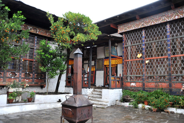 Courtyard of Kyichu Lhakhang Temple