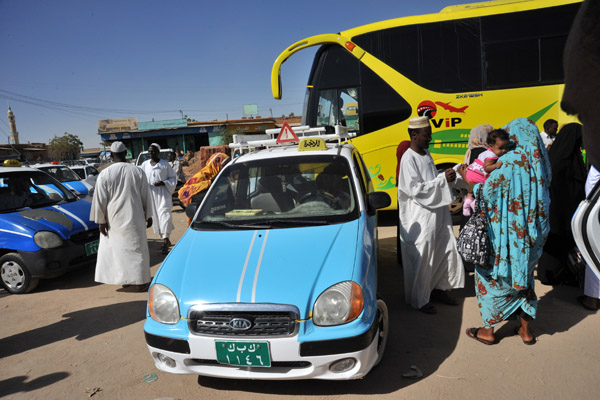 Taxis at the Kassala bus station