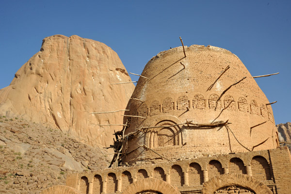 Dome of the Khatmiyah Mosque and the Taka Mountains, Kassala