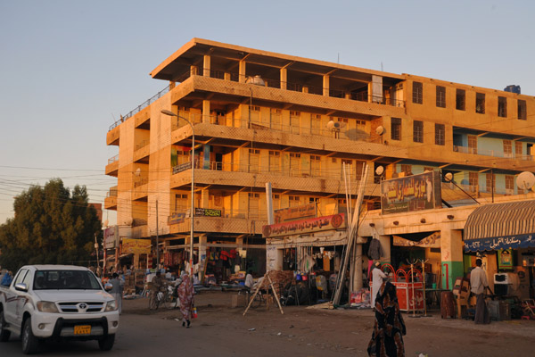 One of the few larger buildings in Kassala
