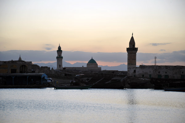 Minarets of the town of Suakin from the island