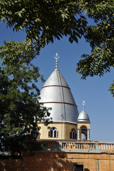 Silver dome of the Mahdi's Tomb