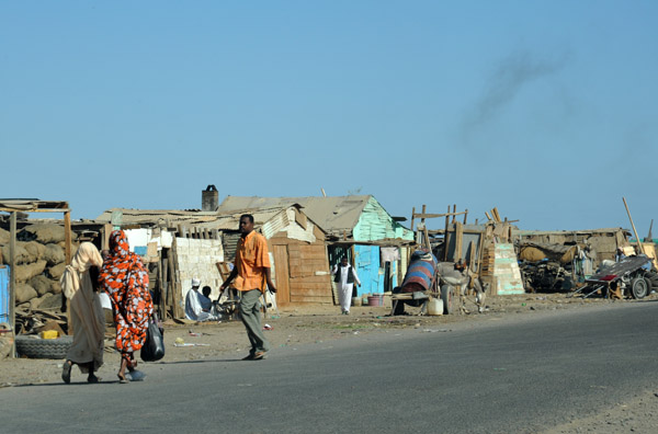 The road out of Port Sudan to the north