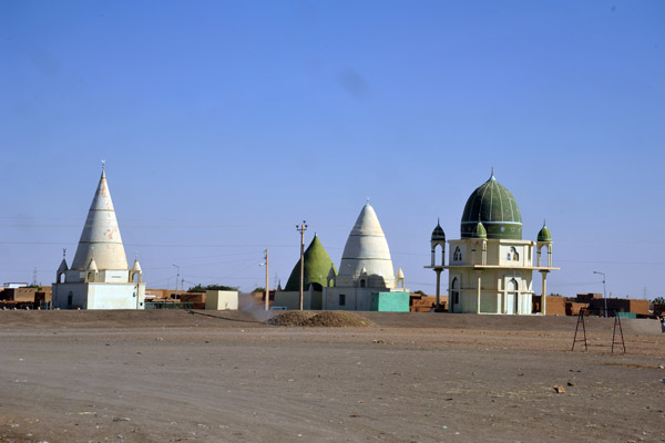 Tombs in Al Kabashi, around 30 km north of Khartoum