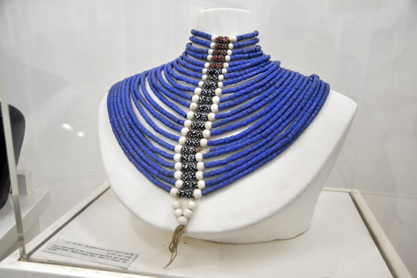 Mans bead collar of Venetian beads - Malwal Dinka Tribe, Baher al Ghazal