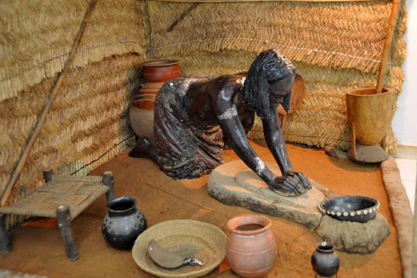 The Nuba Kitchen from the Tosomi Hills (not to be confused with Nubia), Sudan Ethnographic Museum