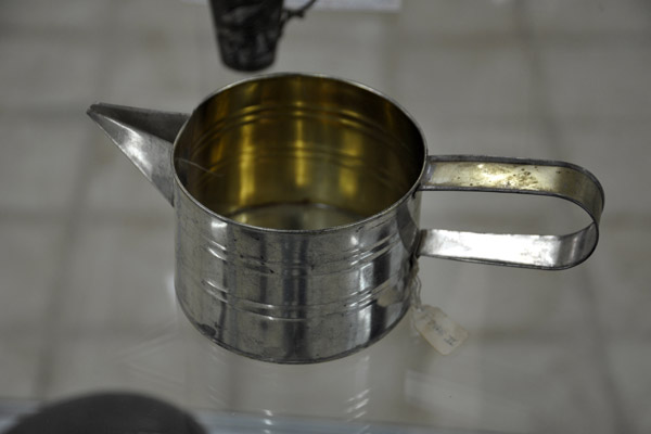 Pot made from an old tin can, Sudan Ethnographic Museum
