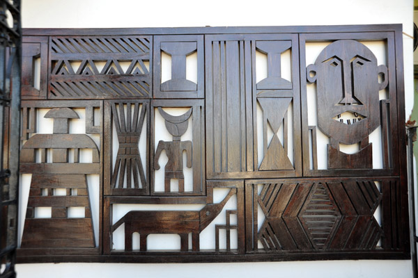 Carved panel, Sudan Ethnographic Museum