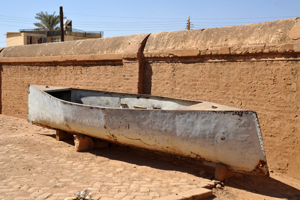 French explorer Jean-Baptiste Marchand trekked 14 months across West Africa with three of these steel boats, 1897-98