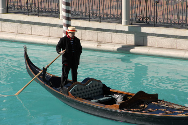 Gondolas at the Venetian, Las Vegas