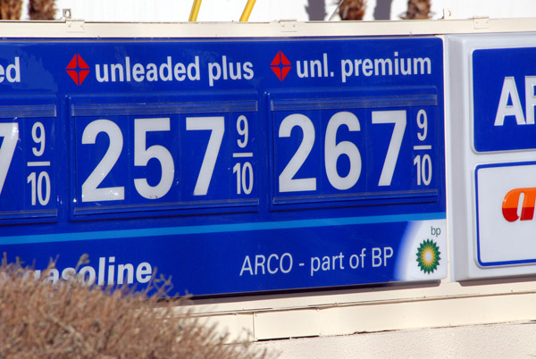 2007 fuel prices in Las Vegas 2.57 a gallon