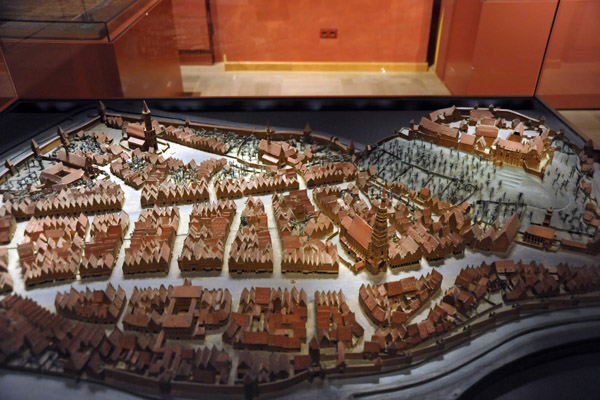 1:750 Model of the City of Landshut, 1570, Jakob Sandtner