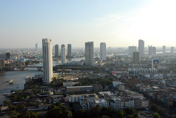 View south from the Millennium Hilton, Bangkok
