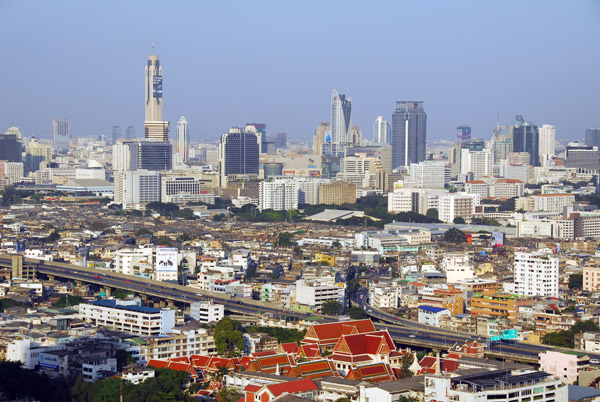 View northeast from the Millennium Hilton, Bangkok