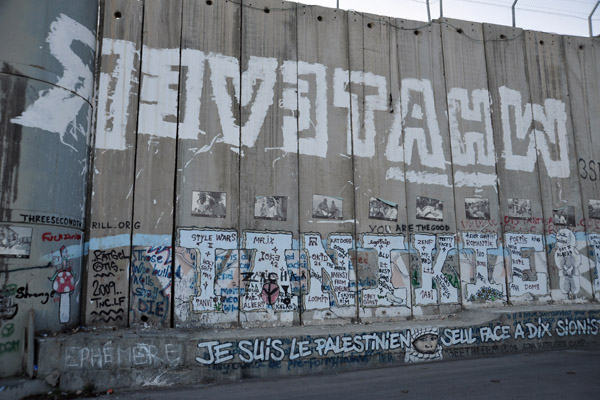 West Bank Separation Wall graffiti, Bethlehem
