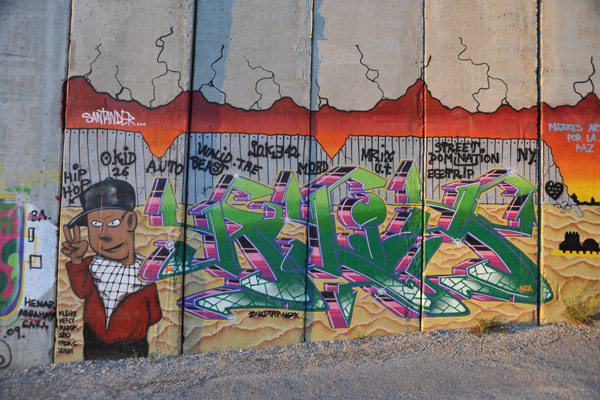 West Bank Separation Wall graffiti - Hip Hop