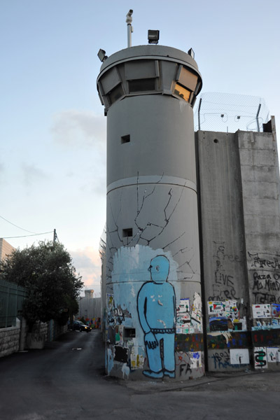 West Bank Separation Wall watch tower, Bethlehem