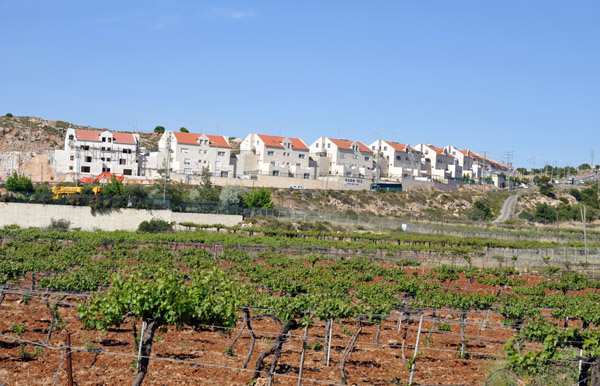 Israeli settlement at Ramat Mamra Giv'at Harsina (junction with rte 3507)