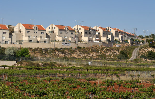 Israeli settlement at Ramat Mamra Givat Harsina (junction with rte 3507)