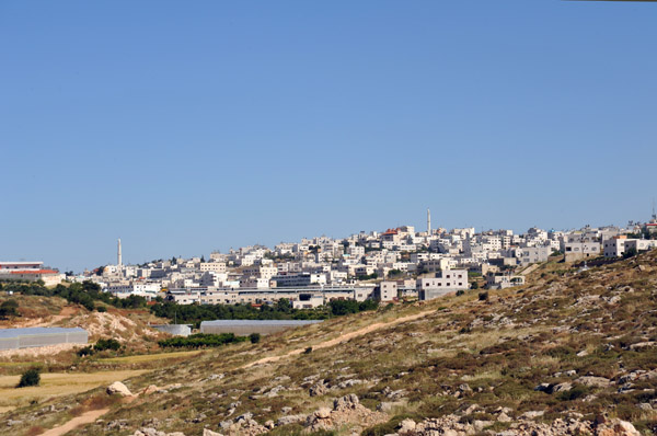 The Palestinian city of Hebron, the largest in the southern West Bank