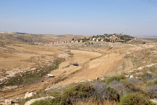 The Israeli West Bank settlement of Shim'a, around 18km south of Hebron