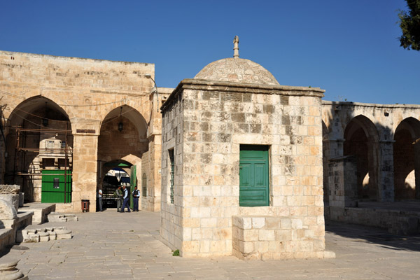 Inside the Morocco Gate (Gate of the Moors, western gate), Haram al-Sharif