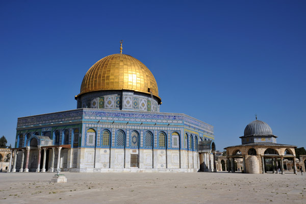 Dome of the Rock, said to mark the place where Abraham was prepared to sacrifice his son Issac