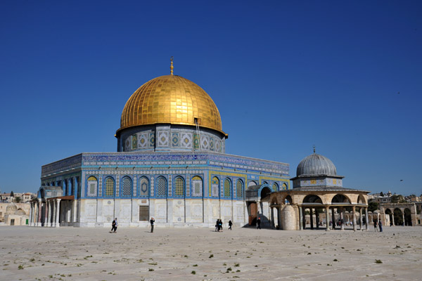 The Dome of the Rock was built in 689-692 A.D. making it the oldest Islamic building in the world