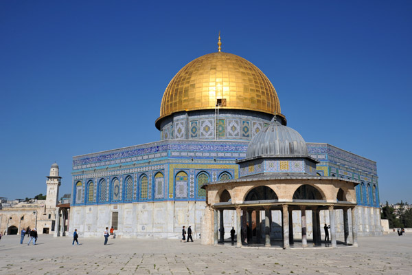 The Dome of the Rock is the 3rd Holiest site in Islam following Mecca and Medina