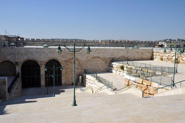 Hulda Gates, southeast corner of Temple Mount, now sealed