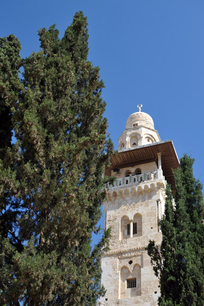 Ghawanima Minaret at the NW corner of the Haram al-Sharif