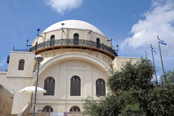 The Hurva Synagogue, a ruin until reconstruction, recently completed (Mar 2010)