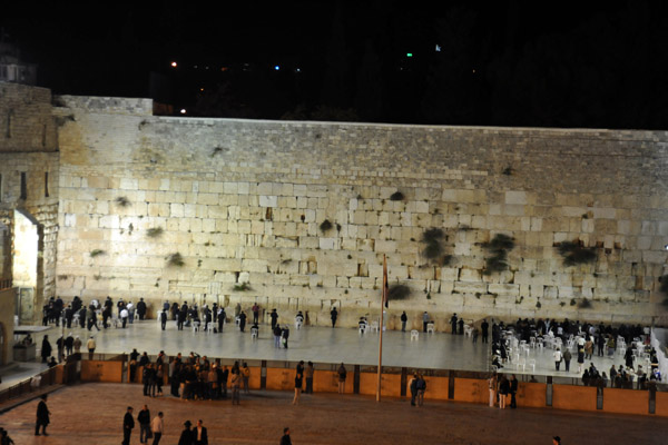 The Western Wall built by Herod the Great around 19 BC