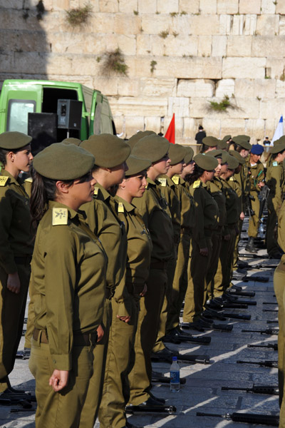 Israeli soldiers, Western Wall