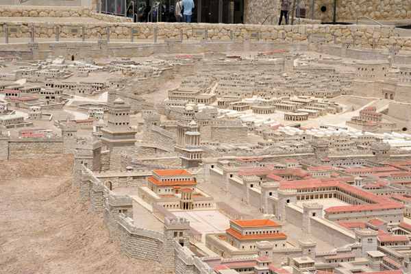 Herod's Palace with red tiled roofs