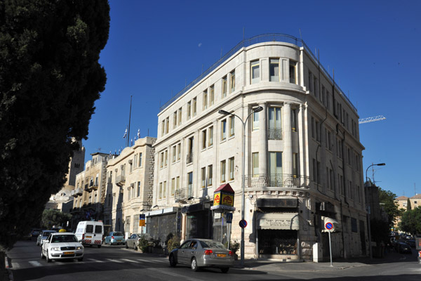 King David Street at Hess, West Jerusalem - J. Zadok & Son