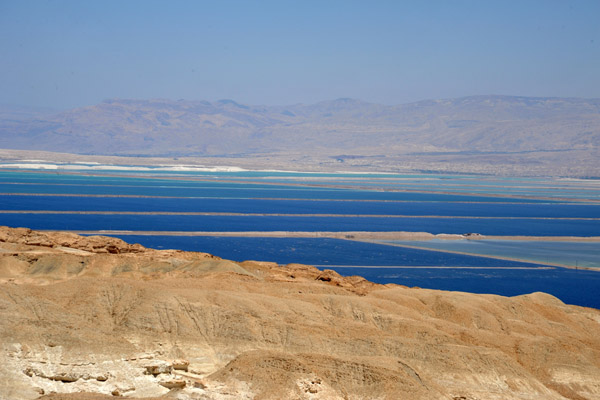 Mineral evaporation ponds, Southern Dead Sea