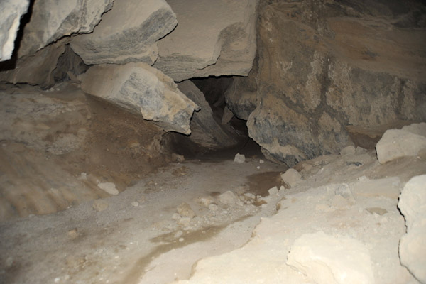 Cave below Lot's Wife
