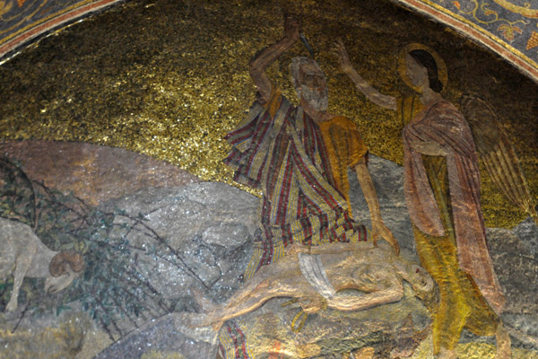 Mosaic of Abraham's Sacrifice of Isaac, Chapel of Calvary, Church of the Holy Sepulchre