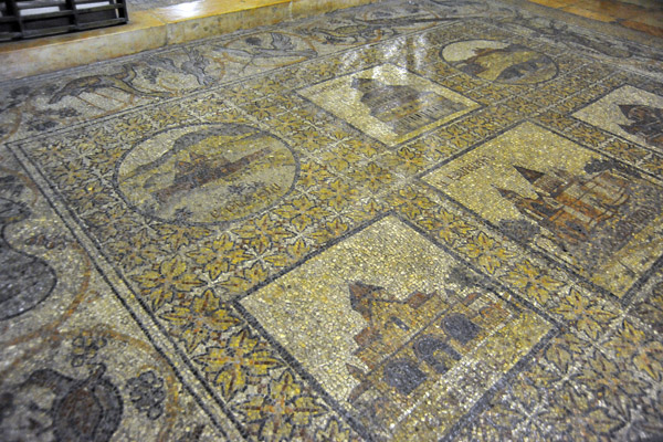 Mosaic floor of the Chapel of St. Helena, Church of the Holy Sepulchre