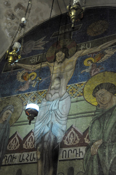Mosaic of the Crucifixion, Armenian Chapel