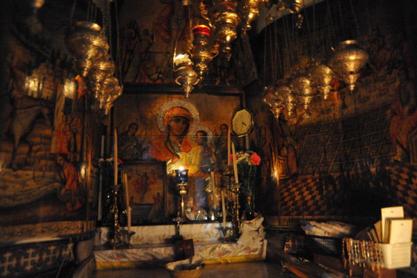 Coptic Chapel at the rear of the Aedicule, Church of the Holy Sepulchre