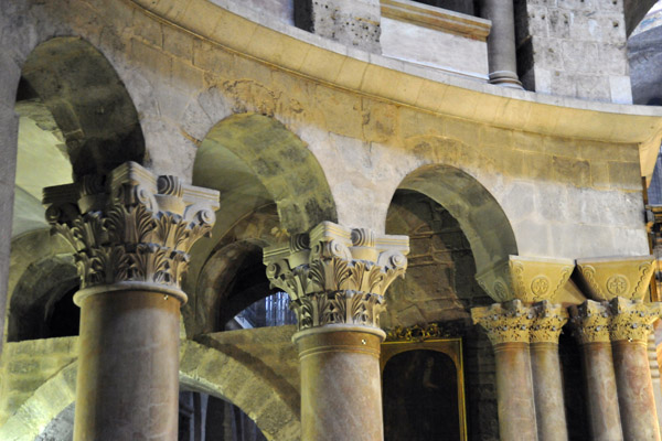 Columns supporting the Anastasia Rotunda, Chuch of the Holy Sepulchre