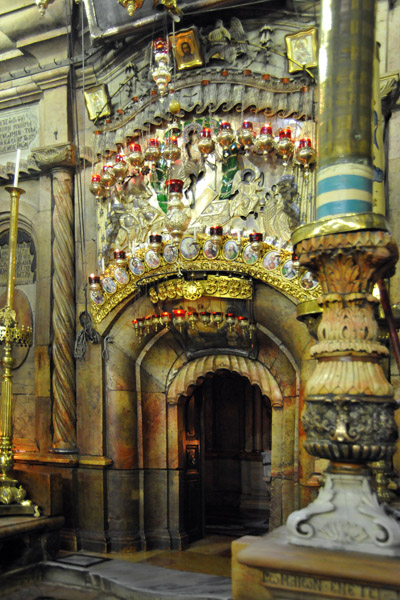 Entrance to the Tomb of Christ, the Holy Sepulchre