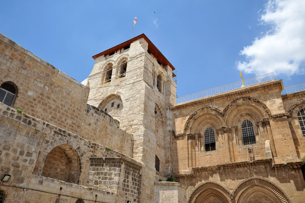 The Via Dolorosa ends at the Church of the Holy Sepulcher - site of Stations X to XIV