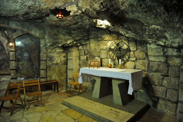 Chapel in the caves beneath the Church of the Nativity